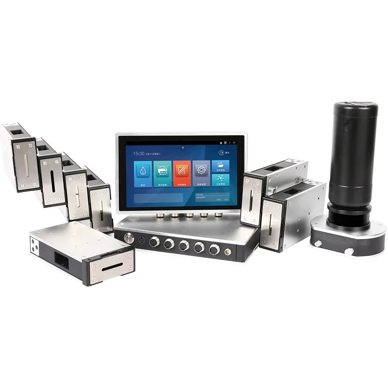 UV Large Character Marking BOX Printer Four Ricoh Printheads 128mm Marking On Non-permeable Material Kraft Carton Coated Carton