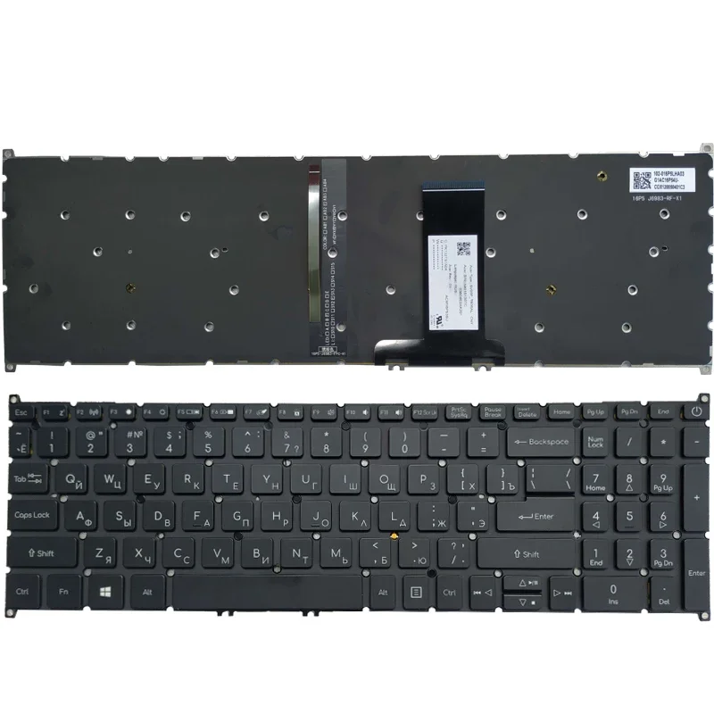 

Новая русская клавиатура для ноутбука Acer Aspire 7 A715-74G A715-75 A715-75G N17C2 N19C5 Balck без рамки
