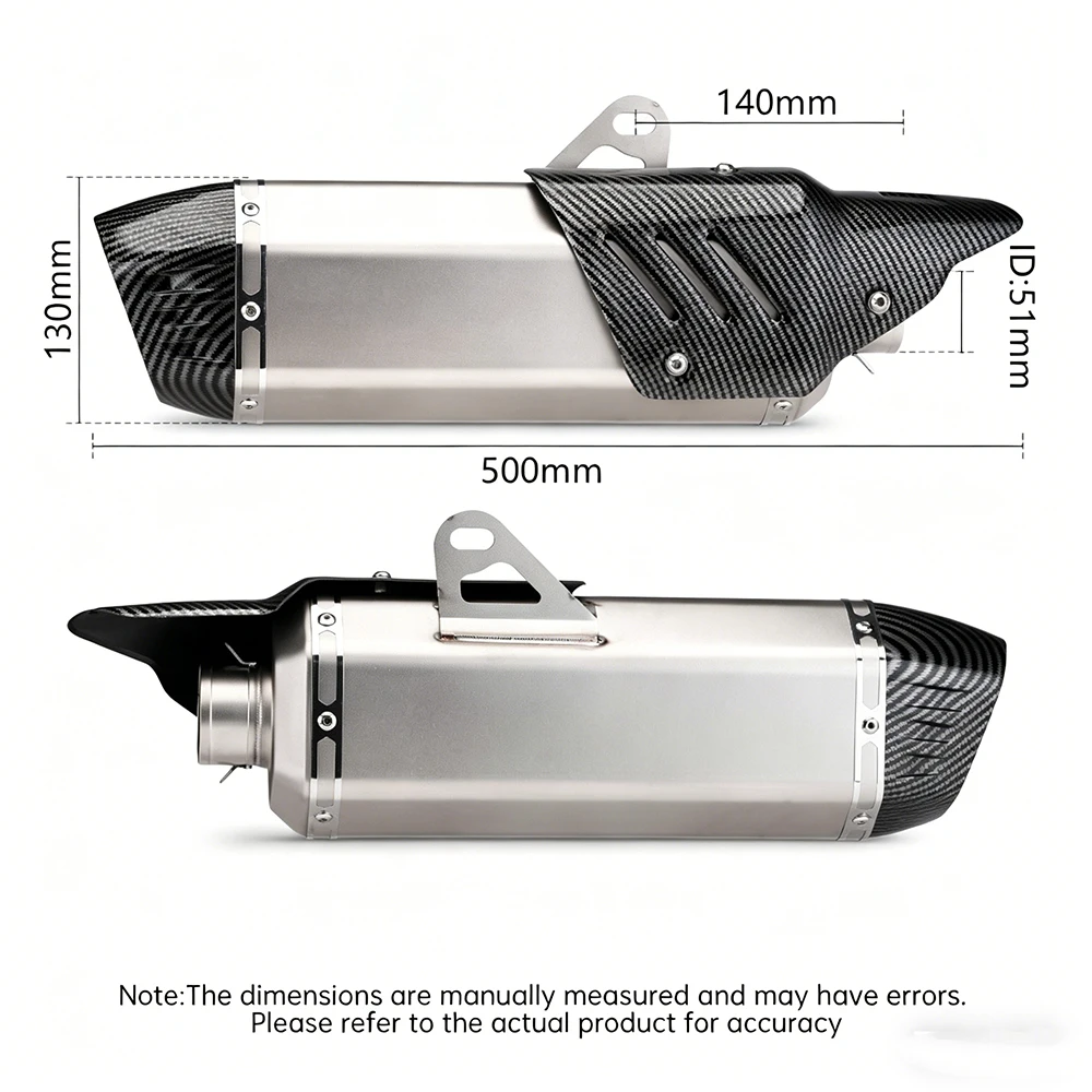 high quality Slip-on Exhaust Middle Link Pipe Escape Muffler DB Killer for R1200GS ADV 2013 2014-2019 For R1200GS ADV Adventure