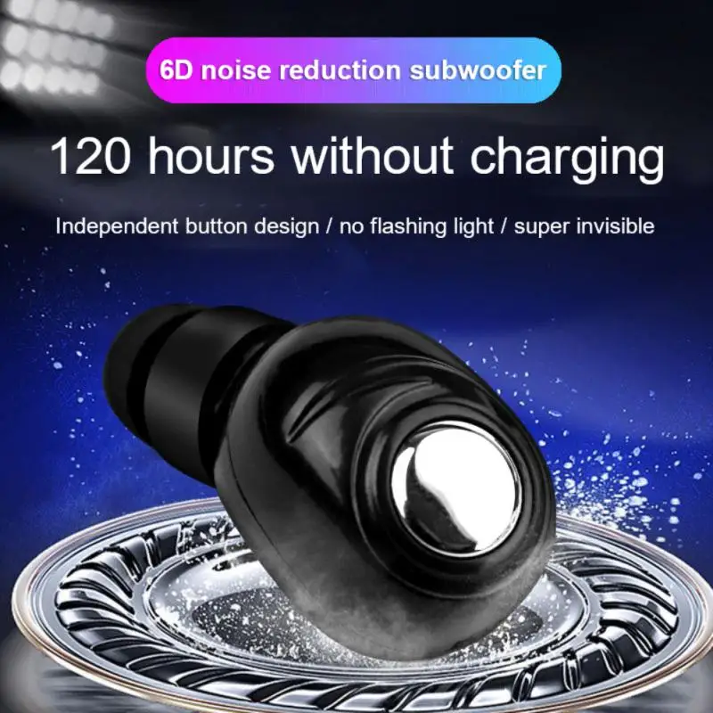 New Mini Invisible Ture Wireless Earphone Noise Cancelling Headphones Handsfree Sport Stereo Headset With Mic