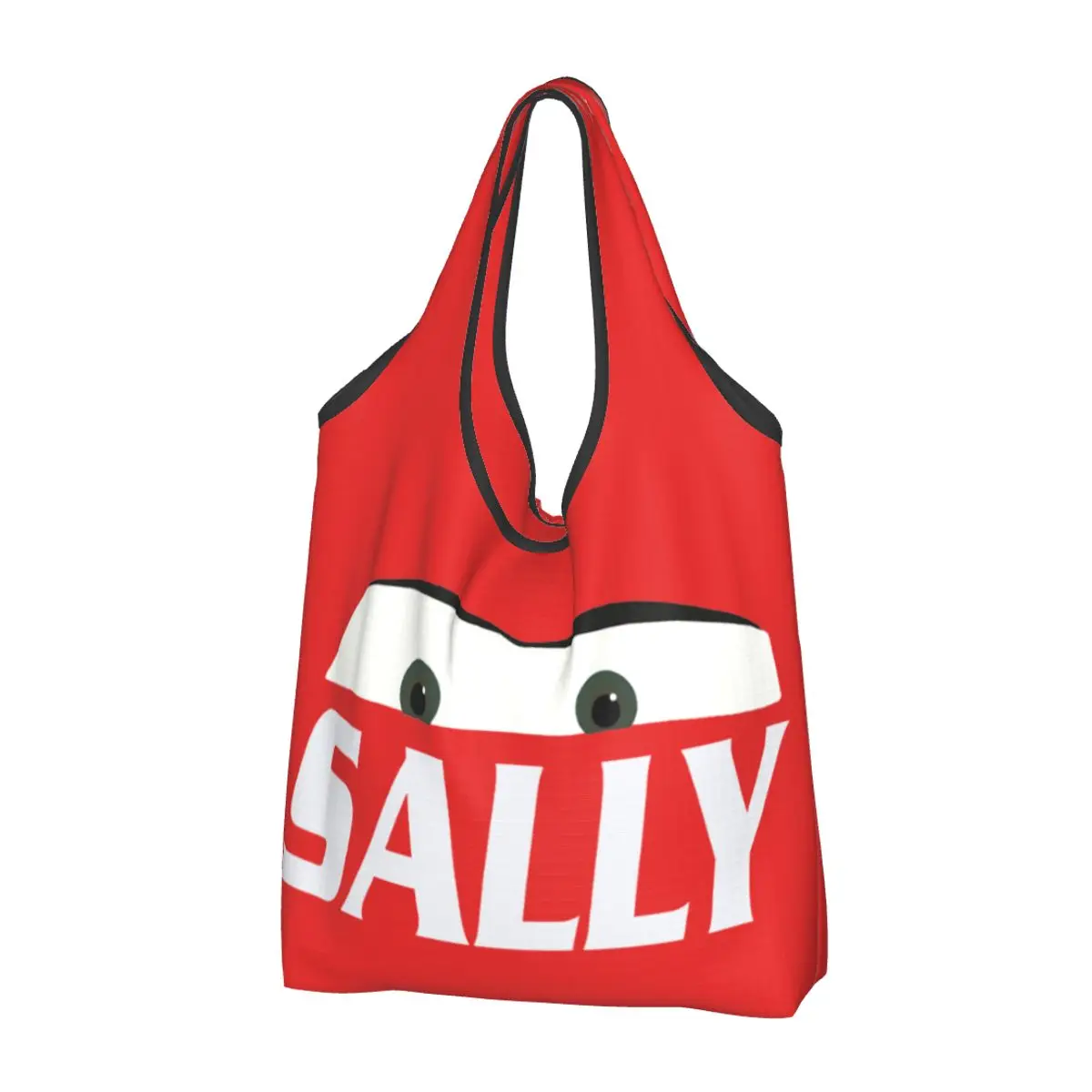 Reusable Sally I'm Lightning Cars Grocery Bags Machine Washable Mcqueen Shopping Bags Storage Bag