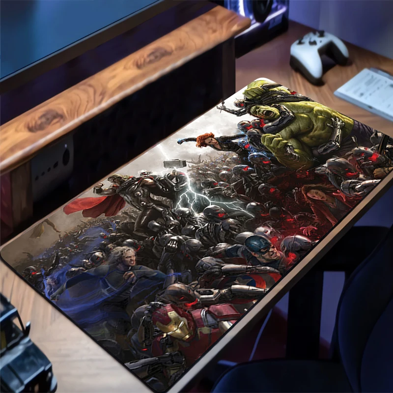 

Mouse Pad Office PC Gaming Accessories Desktop Mouse Mat Gamer Cabinet Mousepad Anime The A-avengers Keyboard Pad For Best Gift
