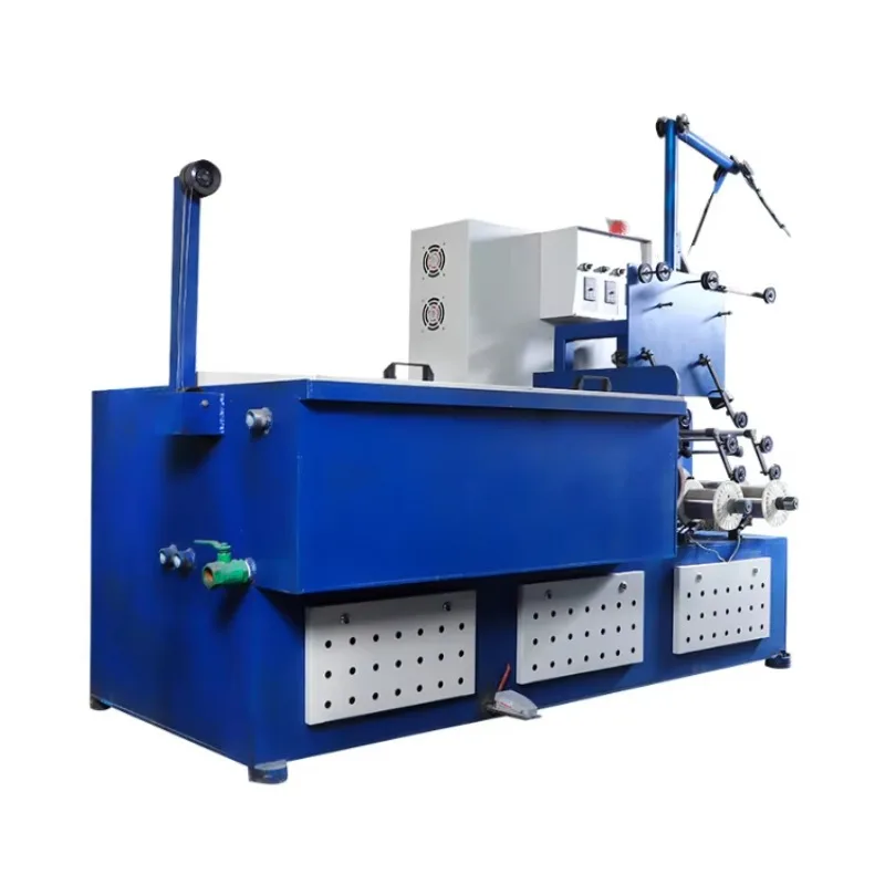 Customized Kitchen Scourer Production Line Fully Automatic Stainless Steel Wire Drawing Scrubber Making Cord Knitting Machine