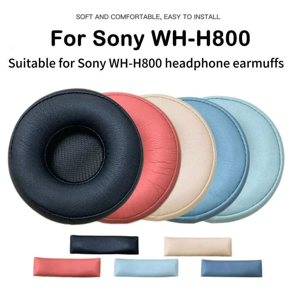 소니 WH-H800 헤드폰 액세서리에 대한 새로운 폼 스폰지 이어 패드 교체 소프트 이어 쿠션 이어 패드
