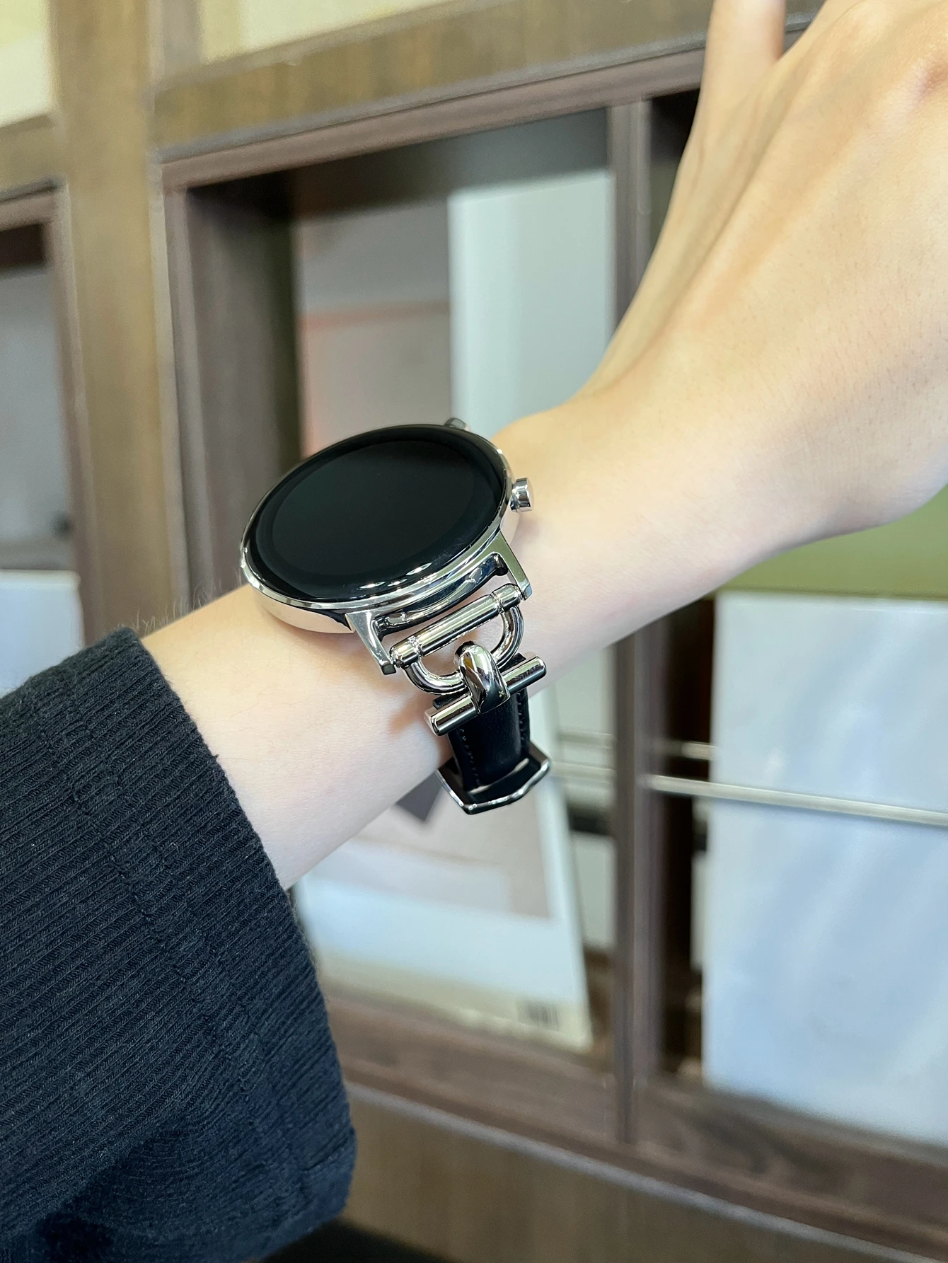 20mm 22mm Leather Loop metal band For Samsung Galaxy Watch 7 FE 5 Pro 4 6 classic 44mm 40mm sport bracelet correa Strap