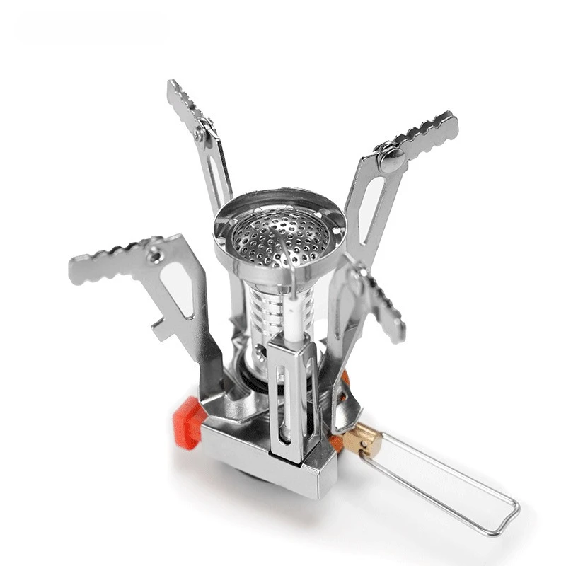Portable All in One Gas Camping Stove Burner Outdoor Camping Hiking Backpacking Picnics Compact Outdoor Cooking Stove
