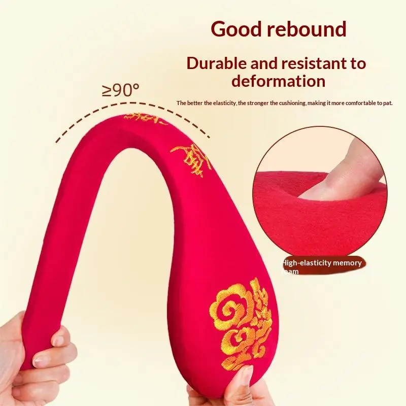Fitness Use High Elastic Latex Velvet Slap Stick Massager Fu Character Massage Pat for Muscle Recovery 1 Piece