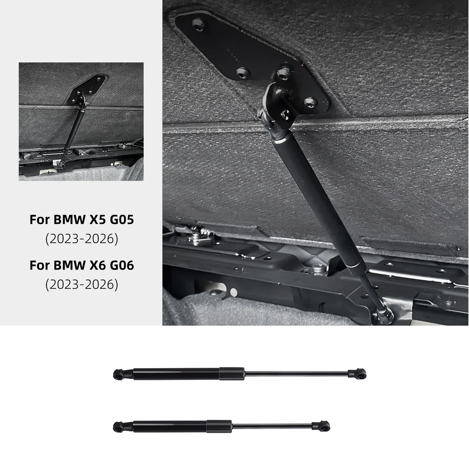 Car Rear Trunk Bonnet Gas Struts Hood Lift Support Shock Rod for BMW X5 X6 G05 G06 2023 2024 2025 2026 Accessories Styling