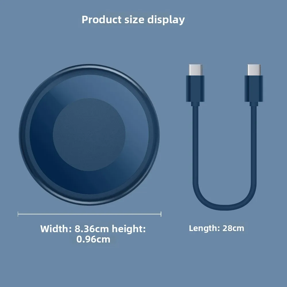 كابل بيانات مغناطيسي محمول سريع الشحن، كابل عالمي 3 في 1 قابل للطي وحجم الجيب مع حقيبة تخزين، شحن USB-C