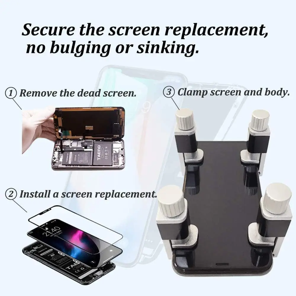Universal Fixture Clamp Adjustable Phone Repair Tool LCD Display Screen Fastening Clip Holder Frame Fixing Tool for Phone Tablet