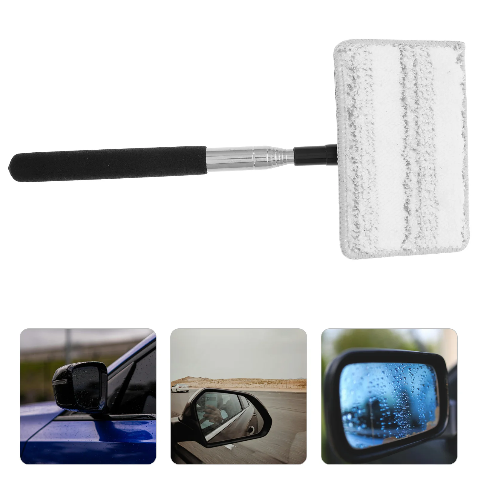 

Выдвижной автомобильный набор дворников для зеркал заднего вида, выдвижной инструмент для очистки лобового стекла, щетка для очистки зеркал автомобиля, раковина