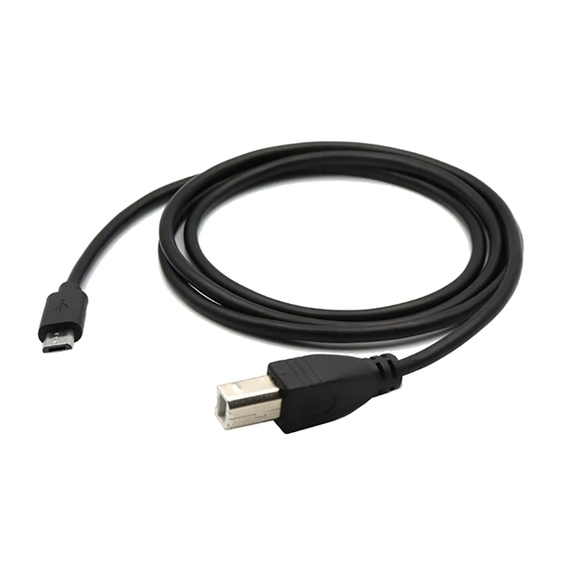 Micro USB Male To USB 2.0 B Male Data OTG Cable Cord Phone Printer Scanner Support Smart Phone Tablet