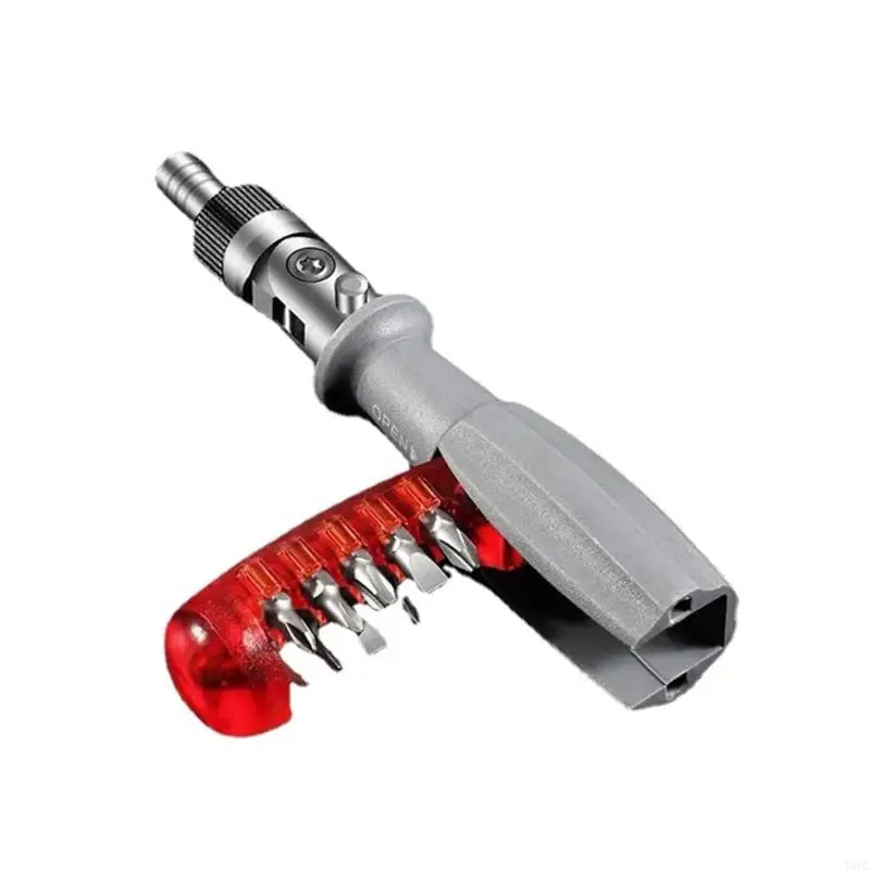 

T8UC Ratcheting Screwdriver with Bit Holder and 10 Bits Ratchet Screw Driver