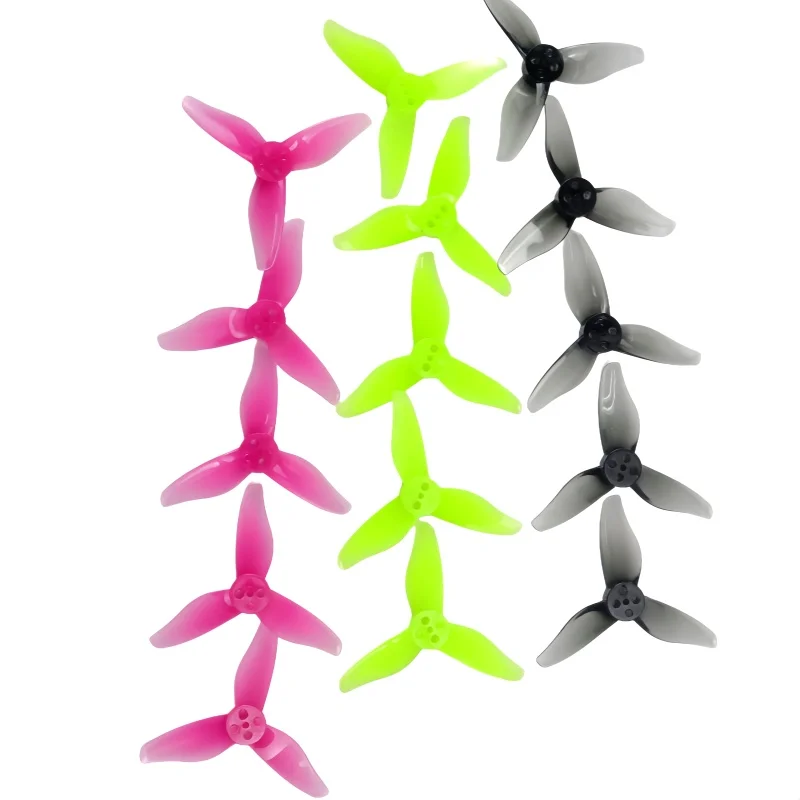 4 أزواج (4CW 4CCW) Gemfan إعصار 2023 2X2.3X3 3 شفرات المروحة 1 مللي متر 1.5 مللي متر ل RC FPV سباق حرة 2 بوصة مسواك الطائرة بدون طيار