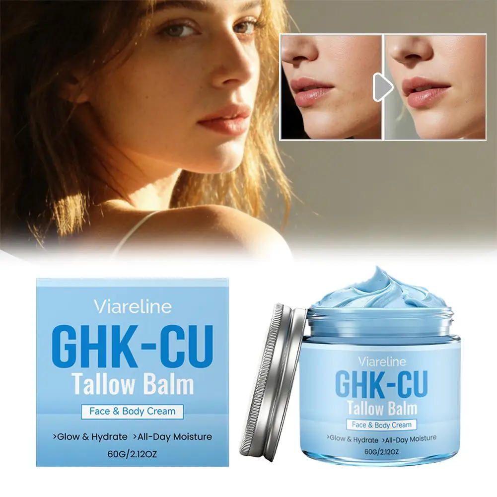 Copper Peptide Natural Tallow Balm Manuka Honey Blue Balm Cream Daily Facial Body Moisturizer for All Skin Types Cream