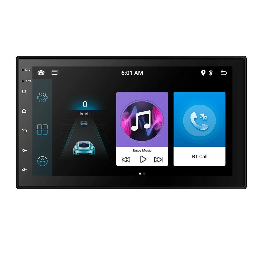 7 Inch HD Capacitive Touch Screen Double Din Car Stereo GPS Radio Enabled Carplay Android MP4 Model DSP Plastic BT FM USB