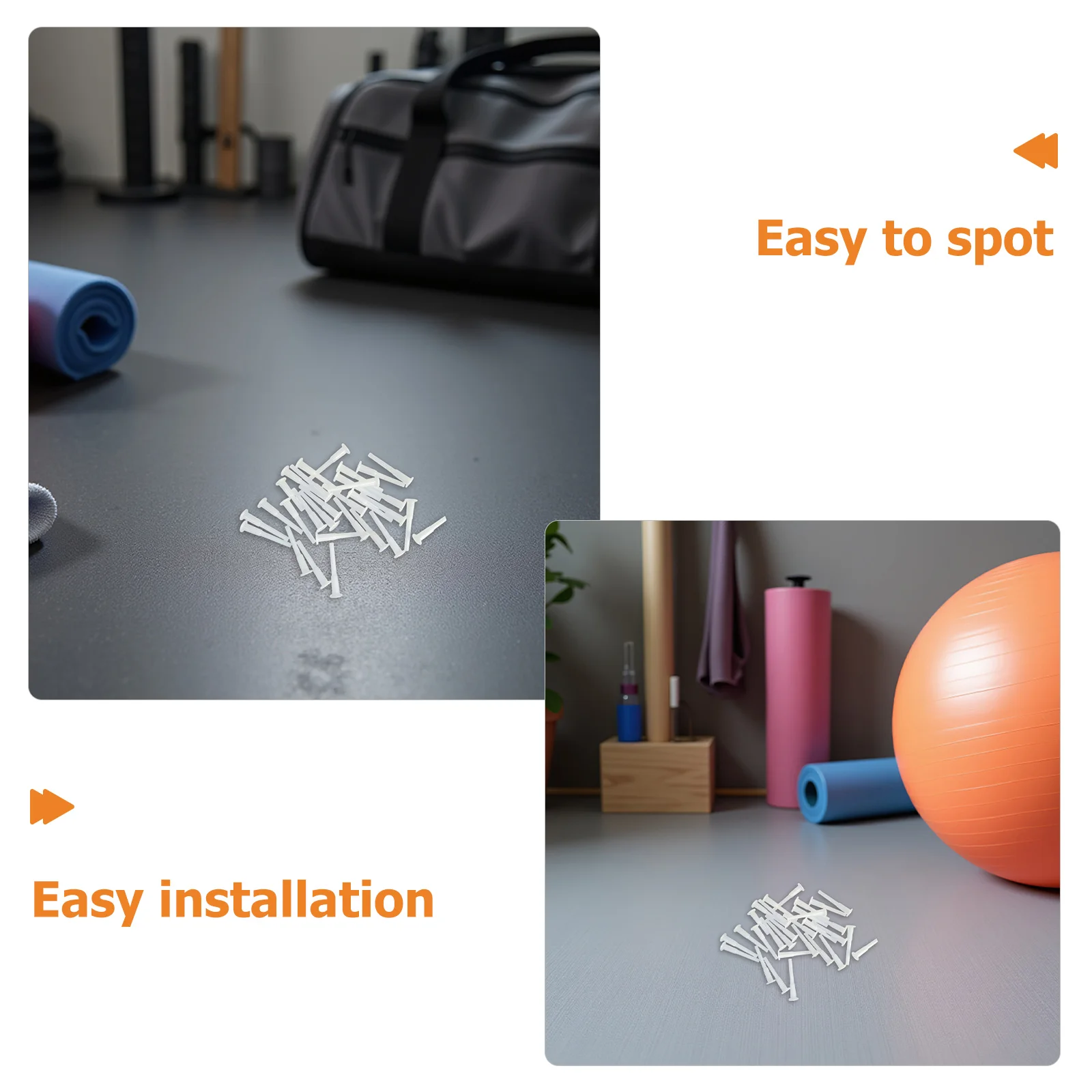 120Pcs Yoga Ball Plug Air Stopper Pin - Reusable Inflatable Adapter for Balance Ball Replacement Parts Home Gym Exercise