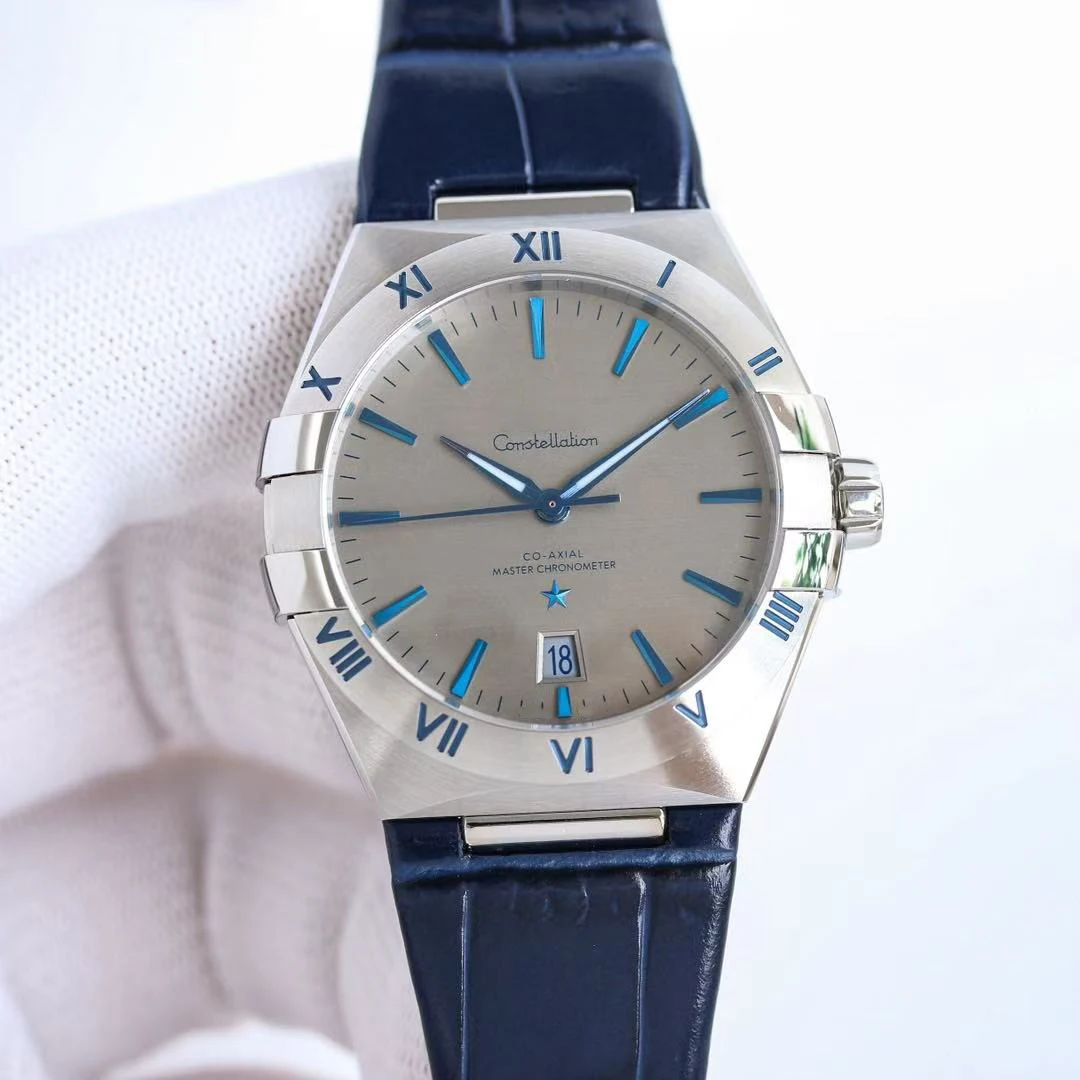 constellation Series Luxury New High Quality Automatic Watch Mechanical Stainless Steel Bracelet Ceramic Diver 300 Men Watches