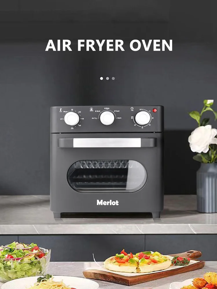 1200W 16L Electric Air Fryer Oven Multifunctional Household Air Fryer Pizza Oven Timing Baking Machine Kitchen Appliances