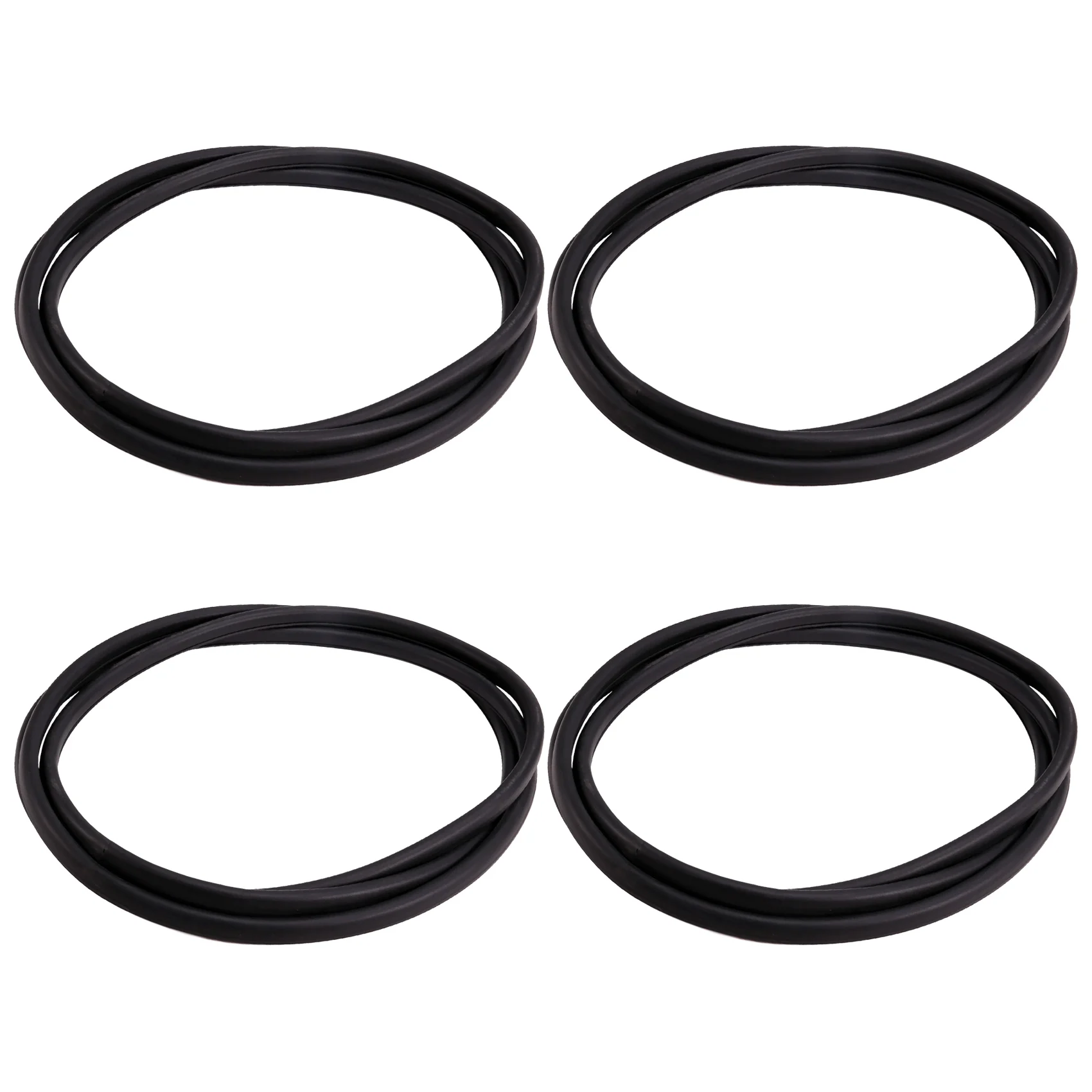 4Pcs Car Door Seal Rubber Strip Outside for VW Tayron 2019-2025 55G837701 55G837702 55G839701 55G839702