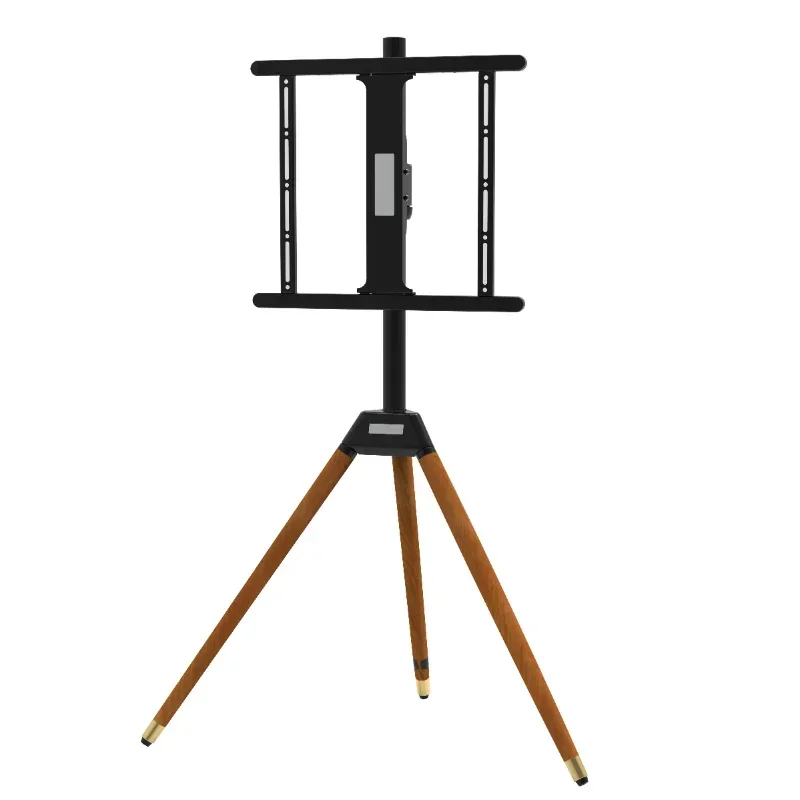 Quick Assembly Adjustable Height Tv Display Rack Universal Adjustable Swivel Artistic Tv Floor Tripod Stand