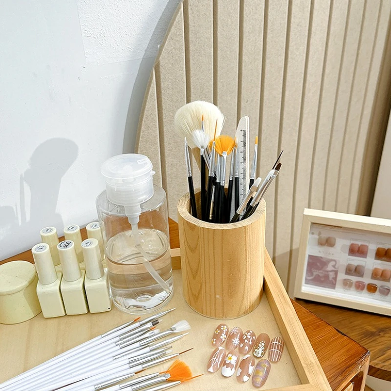 

Nail Art Brushes Sets Drawing Flower Phototherapy Nail Art Tools Kits Wooden Handle Paint Pen DIY Manicure Wholesale Accessories