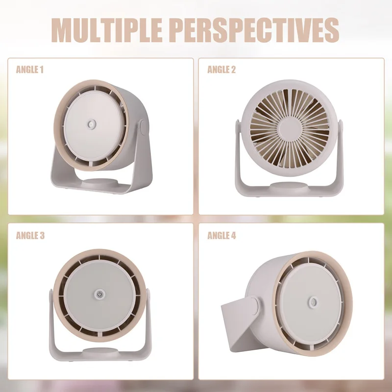 Sherum Coldeez Cooling Ace, desktop wandgemonteerde bladloze ventilator, luchtcirculatieventilator met digitaal touchscreen