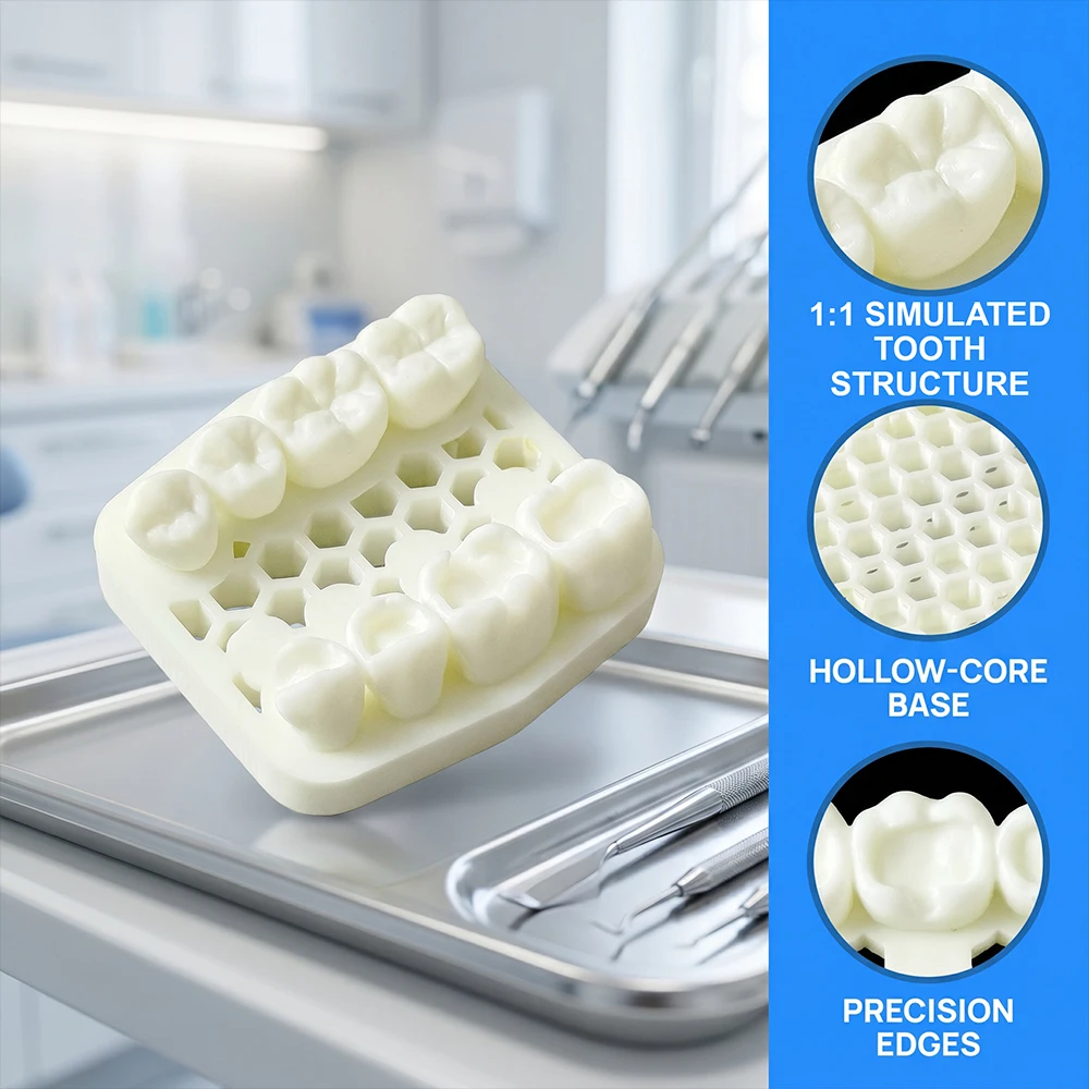 Dental Filling Practice Model Composite Resin Filling Training Tooth Block Typodont For Teaching Studying Education Exercise