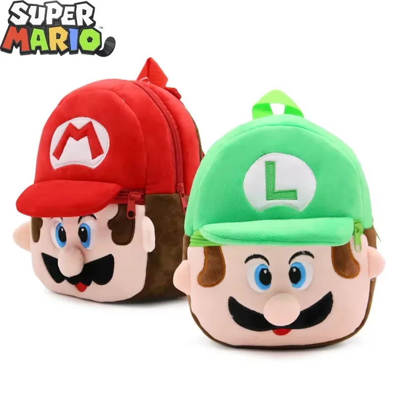 

Рюкзак Super Mario Bros Pokemon Pikachu, аниме-фигурка, игрушка, мягкая милая детская школьная сумка, детские подарки на день рождения