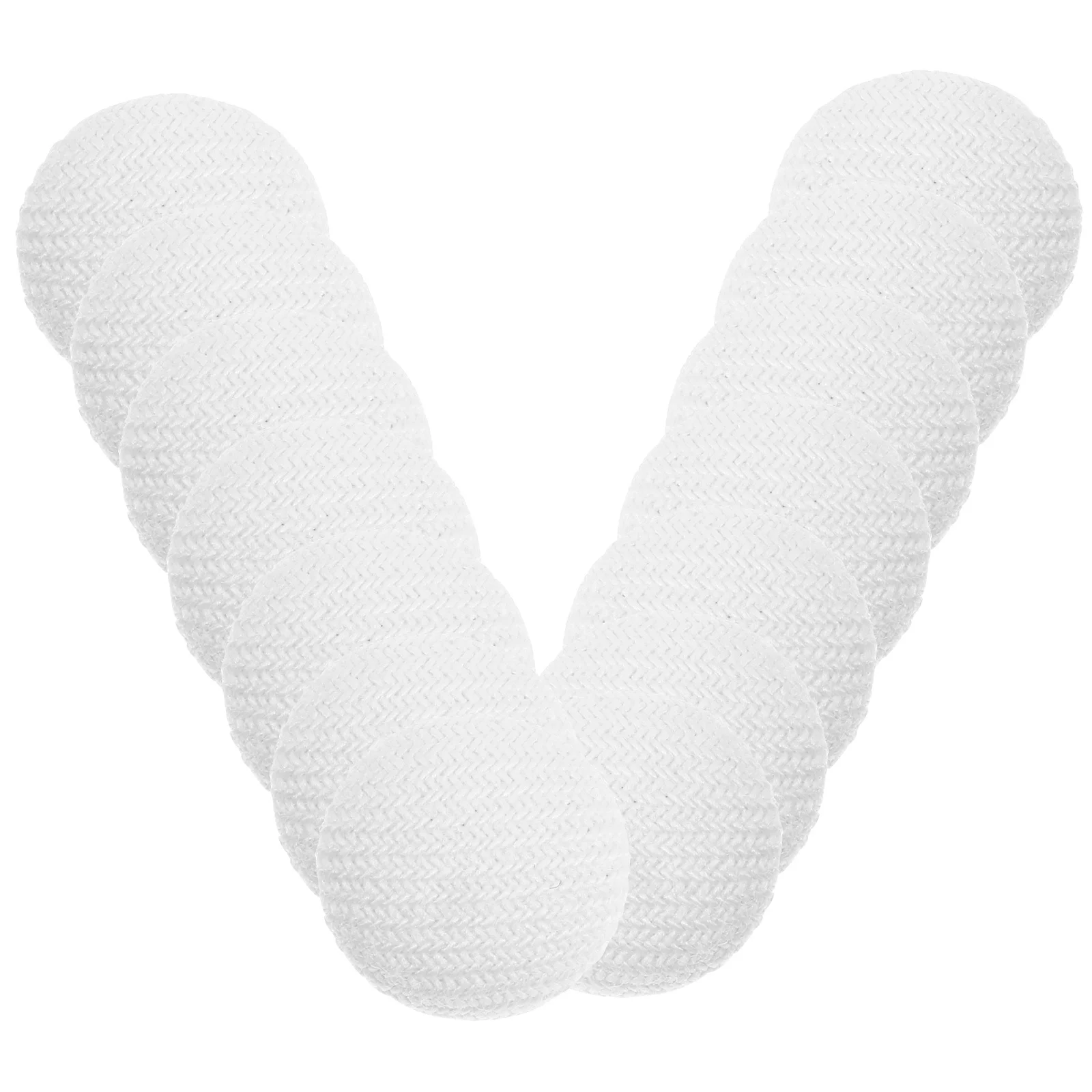 

15pcs Satin Covered Buttons For Suits Gowns Tuxedo Blouses Bridal Sewing Supplies White Fabric Covered Buttons