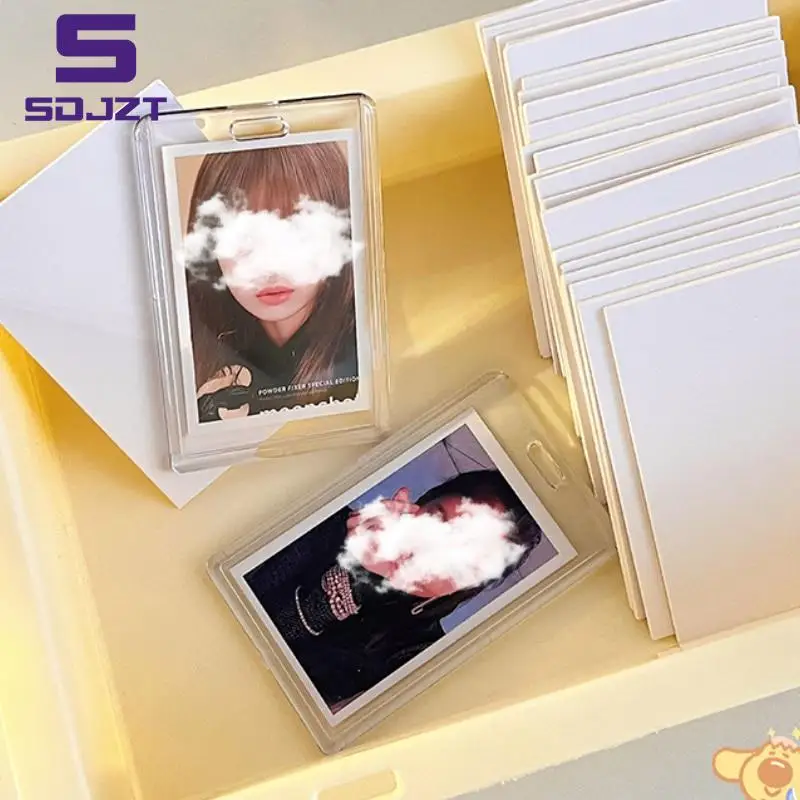 10pcs Small Card Protective Cardboard White Thicked Paper Jam Kraft Paper DIY Handmake Card Making Craft Paper Double Sided