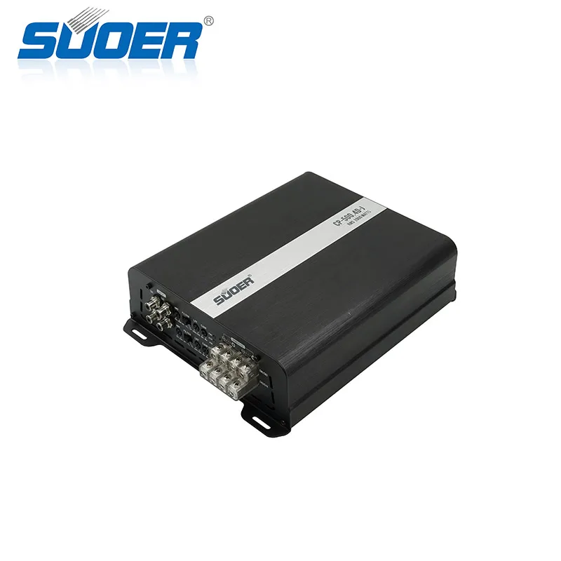 Suoer เครื่องขยายสัญญาณเสียงรถยนต์4ช่องสัญญาณเต็ม CP-500.4D-J คลาส D RMS 500วัตต์