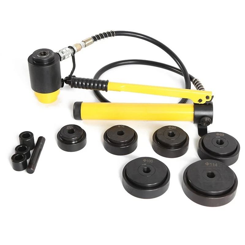 

Stainless steel hydraulic hole opener manual portable mold accessories thin iron plate copper aluminum plate punching machine