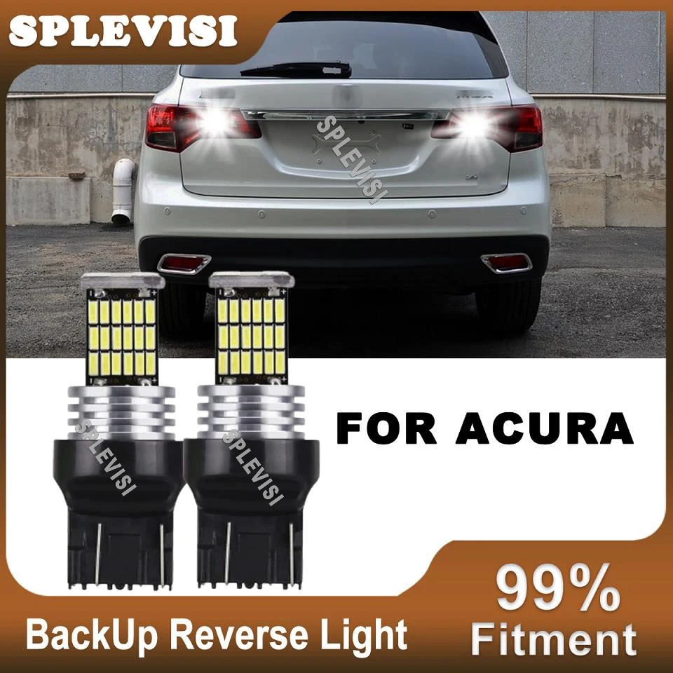 

2pcs LED Reverse Light Blub Backup Lamp 7443 7440 T20 Canbus Error Free For Acura RL TL MDX 2014-2018 RSX TSX RDX ZDX CSX