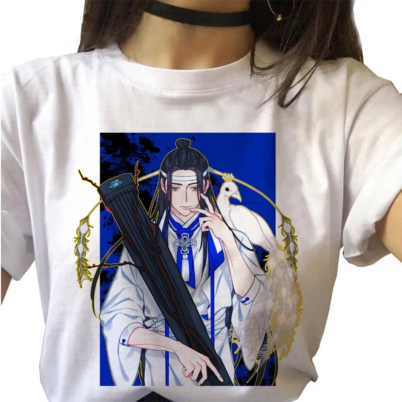 

Harajuku Summer Women T Shirt Cute Mo Dao Zu Shi Printed Short Sleeve T-shirt Female Vintage T-Shirts Hot Anime Clothing Tops