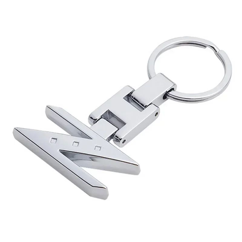 FINDME Z Style Car Key Chain Ring Chrome Finishing Zinc Alloy Key Chain Keyring For Nissan 280ZX 300ZX 350Z 370Z Z