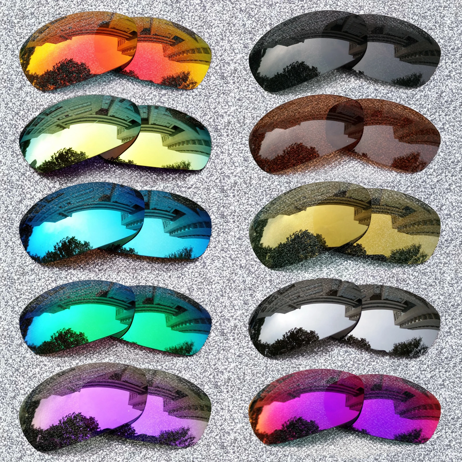 

HDTAC Polarized Replacement Lenses For-Oakley Blender OO4059 Sunglasses Multicolor Options