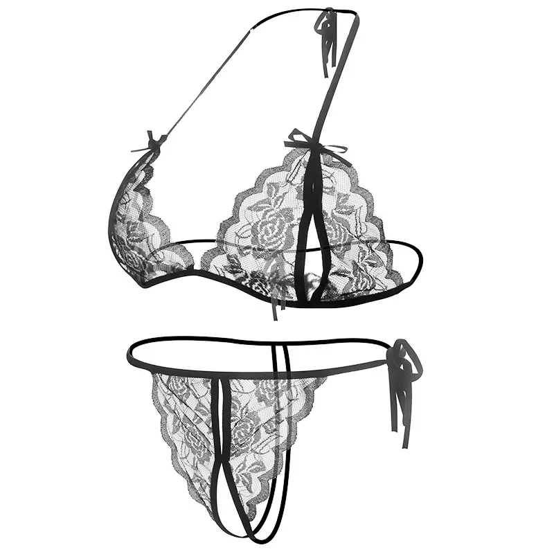 Hot Bra Sexy Lingerie Women Underwear Lace Bralette Set Erotic Uniform Sexy Cos…