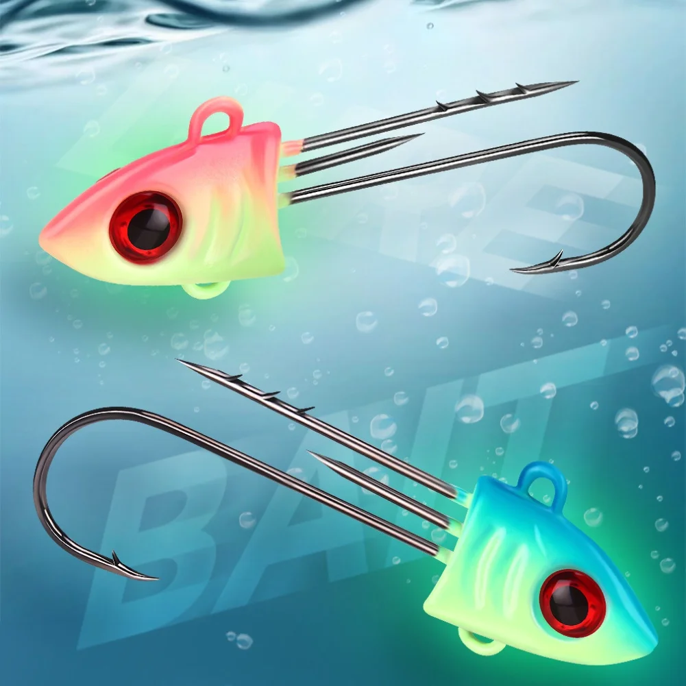 

Длина ночной рыбалки 5,86–6,7 см, светящиеся рыболовные крючки, яркий ночник, изогнутый крючок для ловли наживки