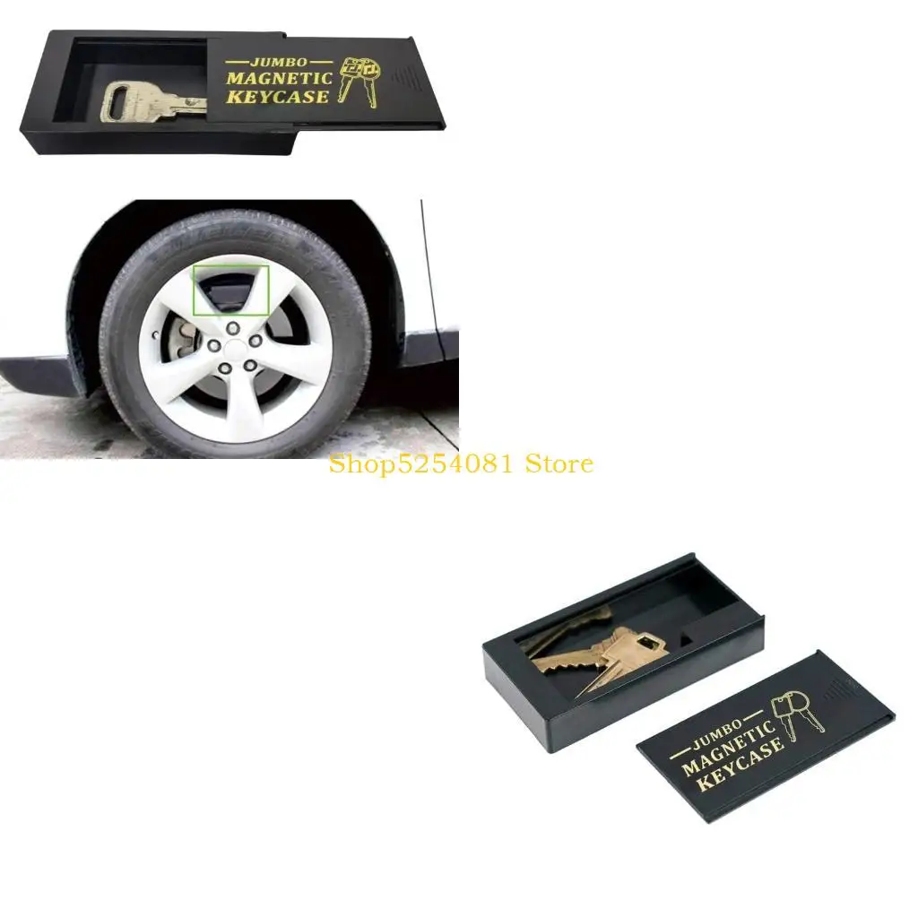 AXYC Keys Hider Holder Outside Secret Keys Box Plastic Material Keys Hider Case Magnetic Car Keys Holder Box for Home Travel