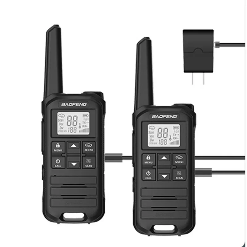 Baofeng FR-22A Mini Portable Radio 430-440MHz 22 FRS Channel Scan Function Type-C USB Charging Waterproof Walkie Talkie