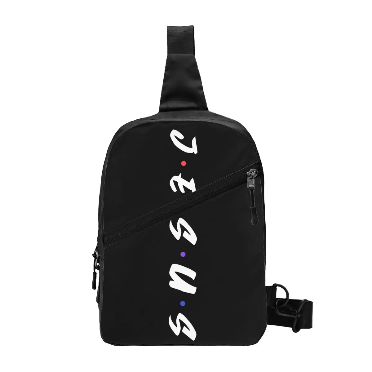 

Casual Jesus Christian Sling Bag for Travel Hiking Men's Religious Faith Chest Crossbody Backpack Shoulder Daypack