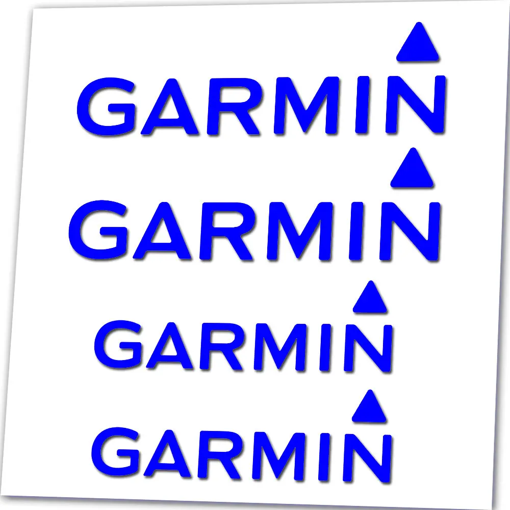 4 Piece For Garmin Winshield Boat Decals Sticker Set Bass Catfish Trout Lure Swimbait