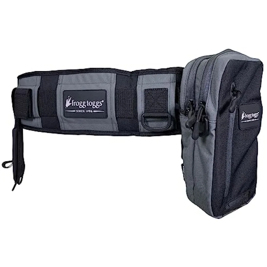 

Pursuit Fishing Wading Belt for Quick Tackle Access, nylon, black, lightweight and adjustable with multiple tool loops