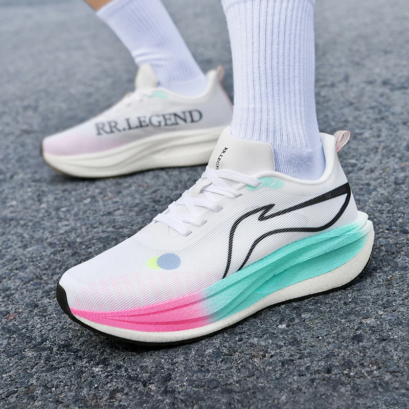 Zapatos deportivos para hombre, zapatillas ligeras para correr con placa de carbono, absorción de impactos para invierno, antideslizantes, resistentes al desgaste, transpirables