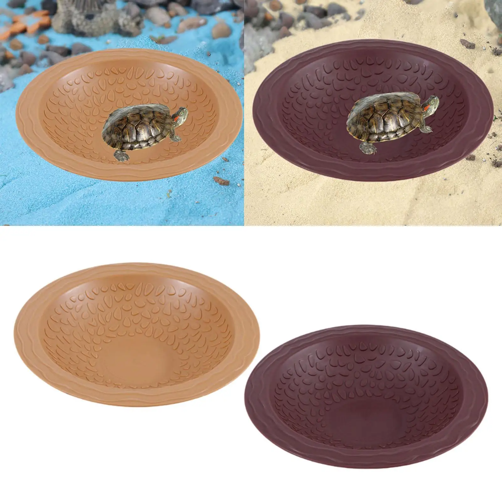 Reptilien-Badebecken, Schildkröten-Wassernapf für Gecko, Chamäleon, Heimtierbedarf