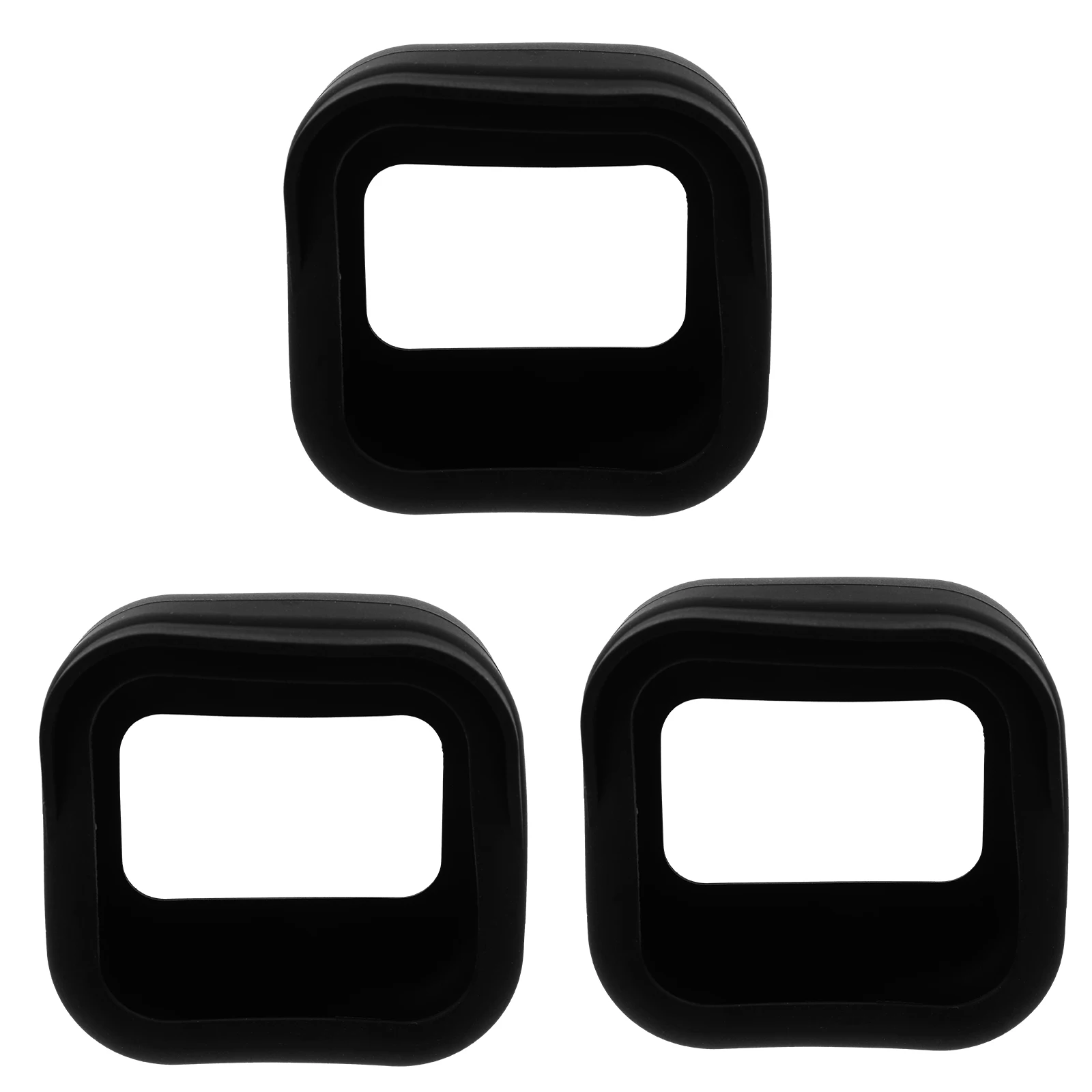 

3 Pcs Outdoor Camera Cover Waterproof Case Vlogging Household Silicone for Black