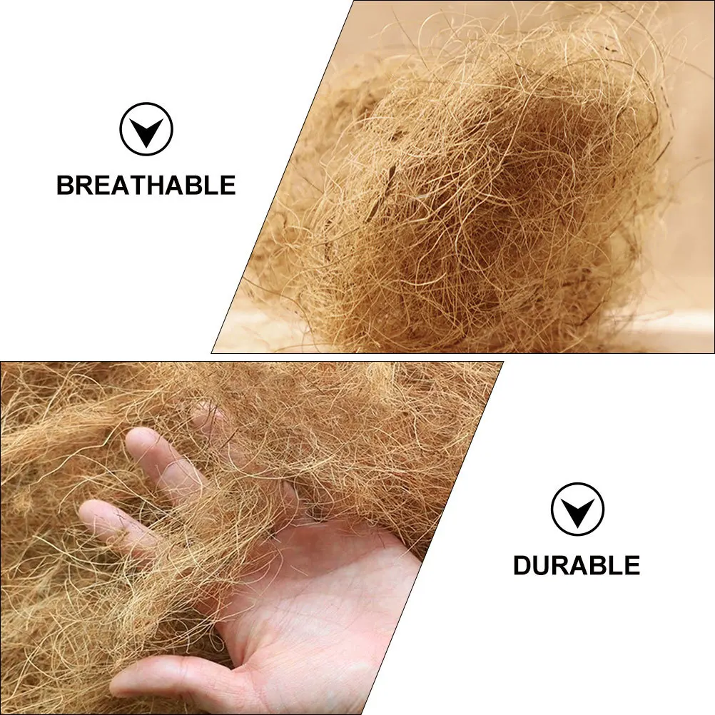 

Durable Coconut Fiber Nesting Mat Practical Safe Pets Rest Breed Bird Eggs Mat Natural Pigeon Egg Fiber Nesting Pads