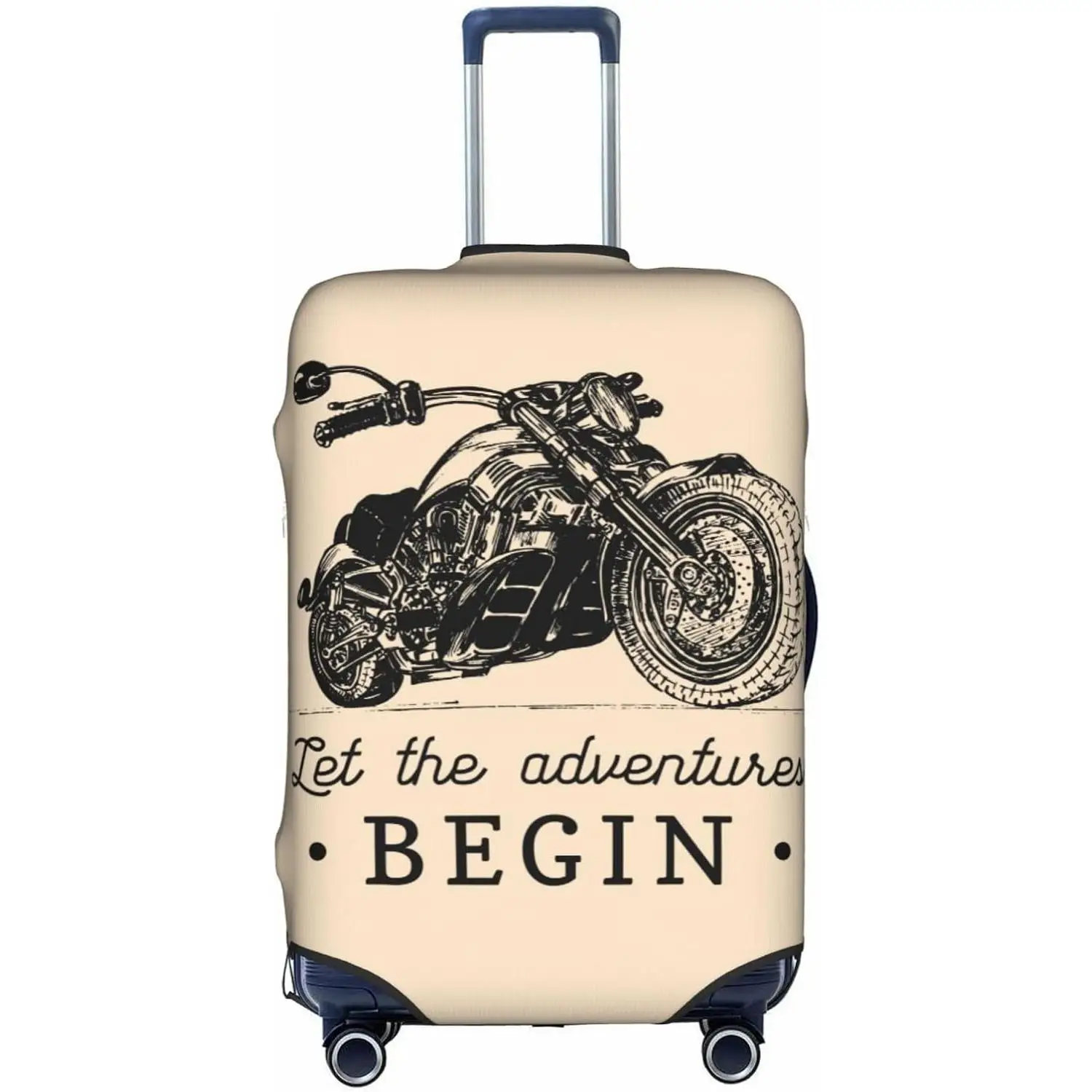 

Пусть приключений начинается для чехла для багажа, моющиеся эластичные чехлы для чемоданов, стильная защита от пыли и царапин