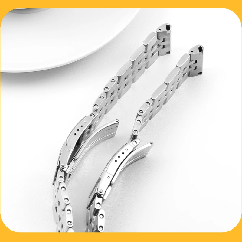 22m 24mm High Quality solid Stainless Steel Watchband For Breitling Watch Strap Men\'s Bracelet Push-Button Hidden Clasp bracelet